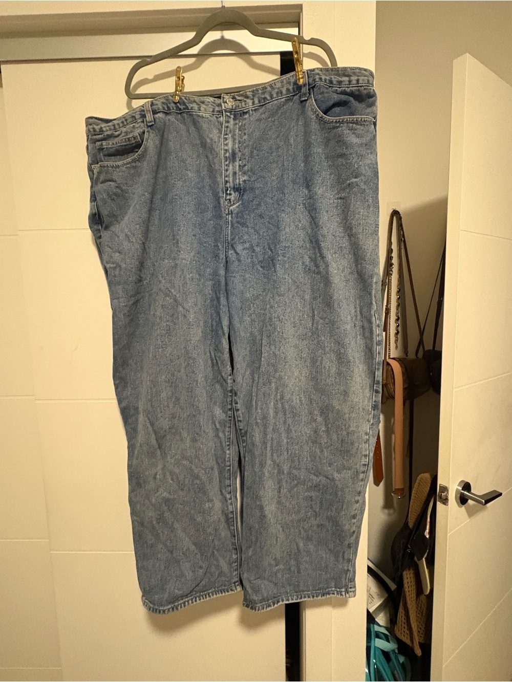 Plus Size Women’s Washed Blue Denim Jeans